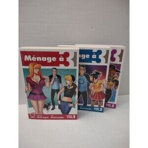 Lot Of 3 Menage a 3 UDON Volume 1-3 Graphic Novel TPB Comic Book MANGA